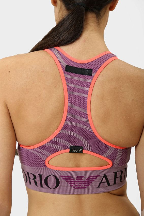 Топ спортивный EA7 Зеленый