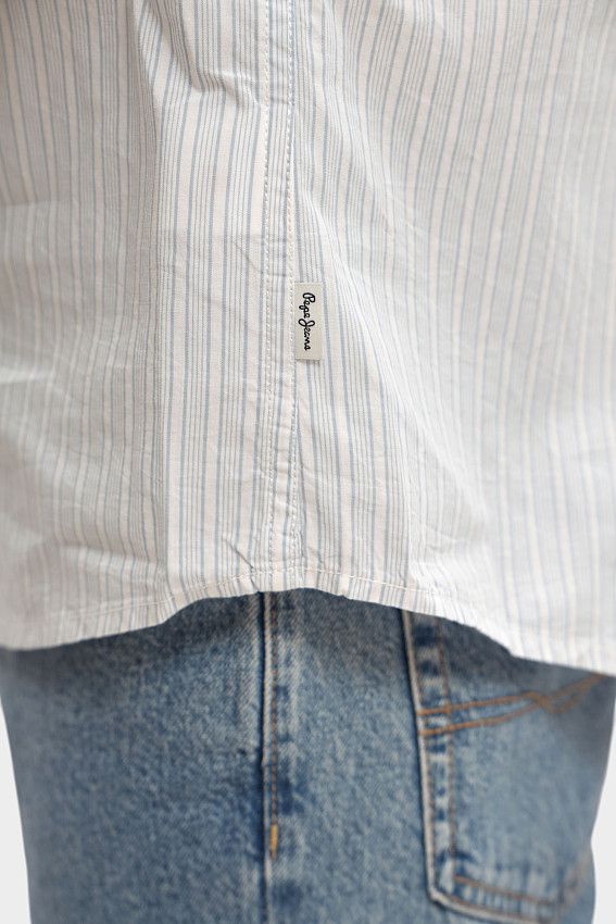 Рубашка с длинным рукавом Pepe Jeans Голубой