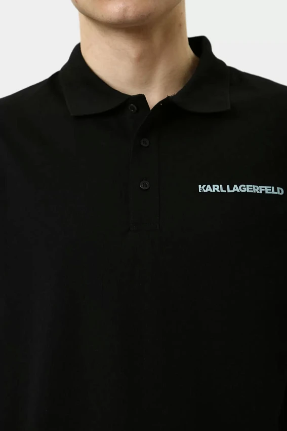 Поло Karl Lagerfeld Черный