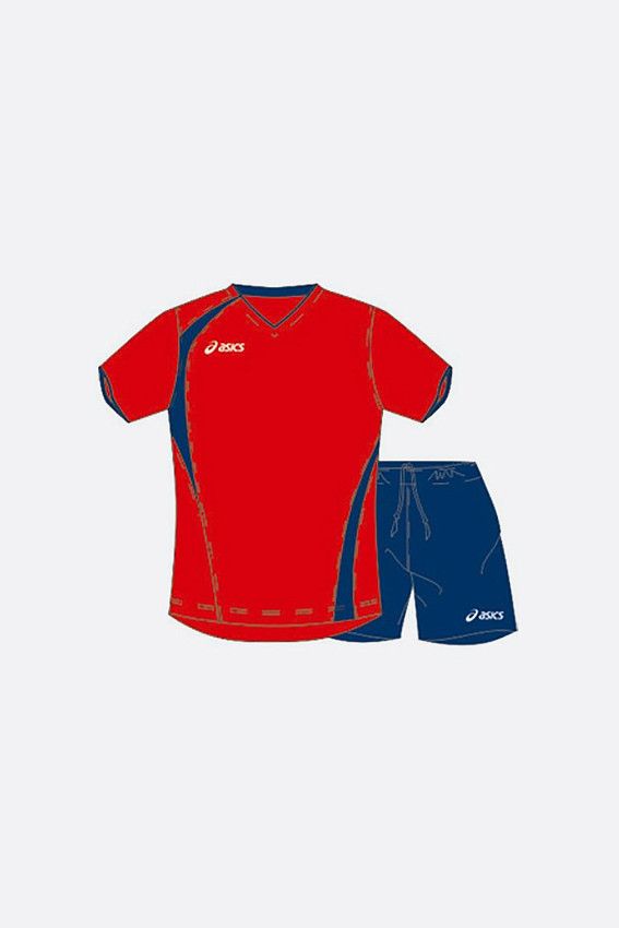 Комплект формы Asics Красный