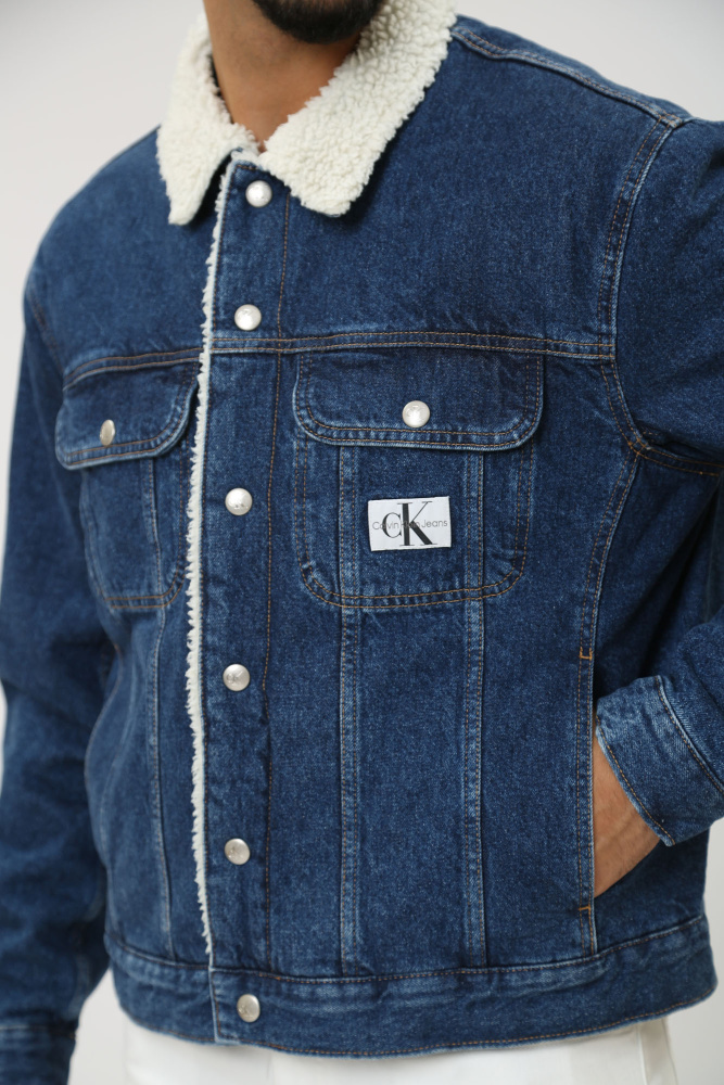 J30J323905 Куртка джинсовая Calvin Klein Jeans Синий