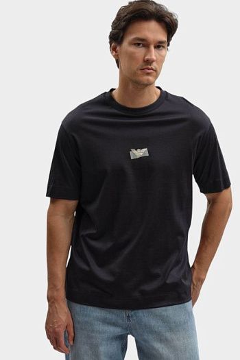 Футболка черная Emporio Armani
