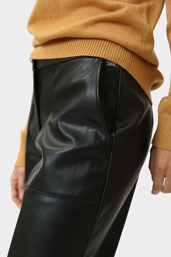 Брюки кожаные Armani Exchange