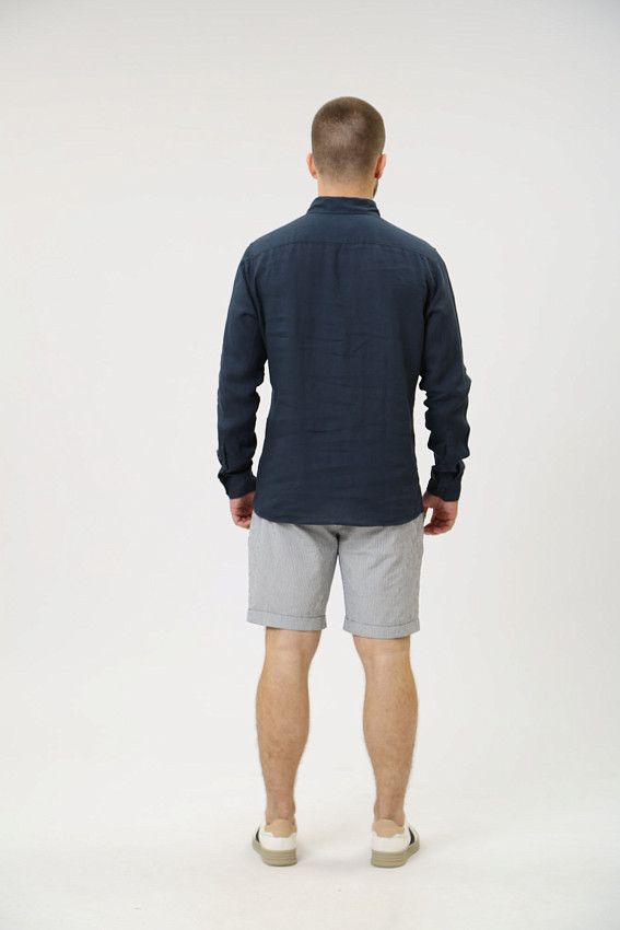 Сорочка д/р Strellson Синий