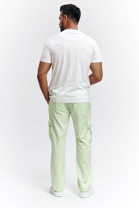 Брюки льняные Van Mich Зеленый