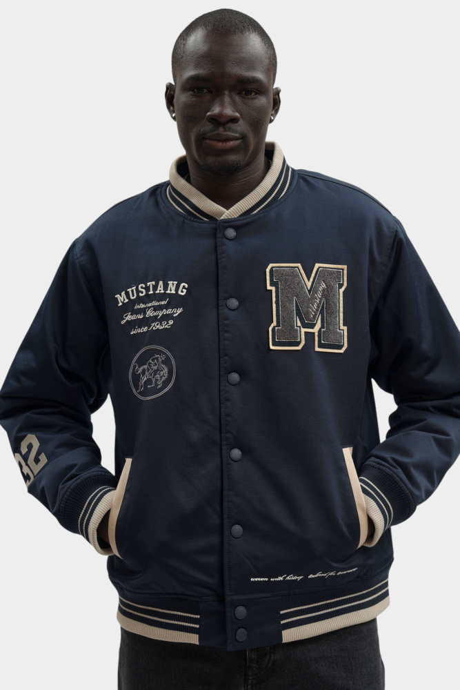 1017522 Куртка легкая Mustang Синий