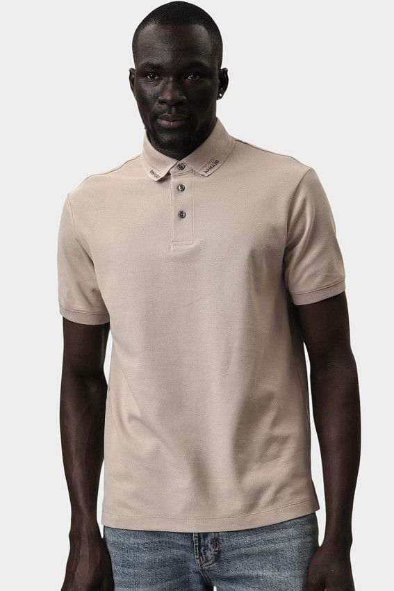 Поло Emporio Armani Серый