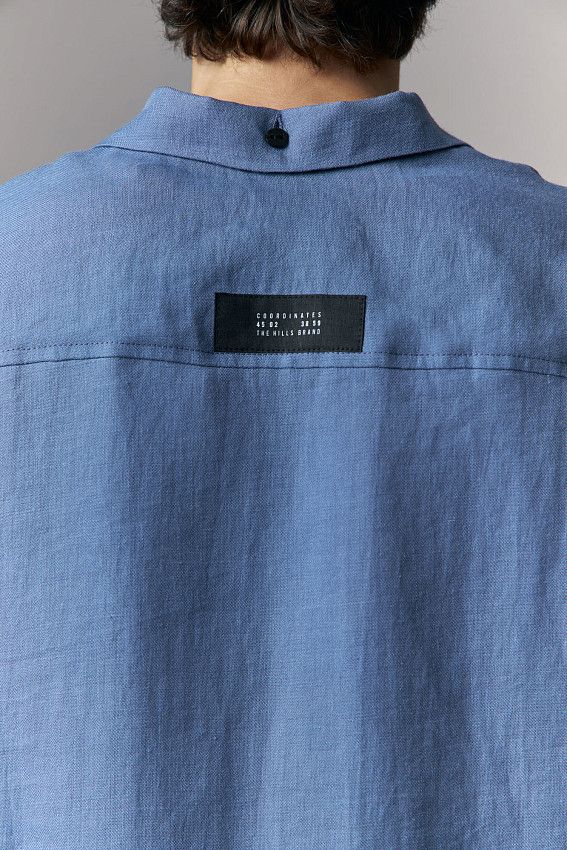 Рубашка с коротким рукавом The Hills Голубой