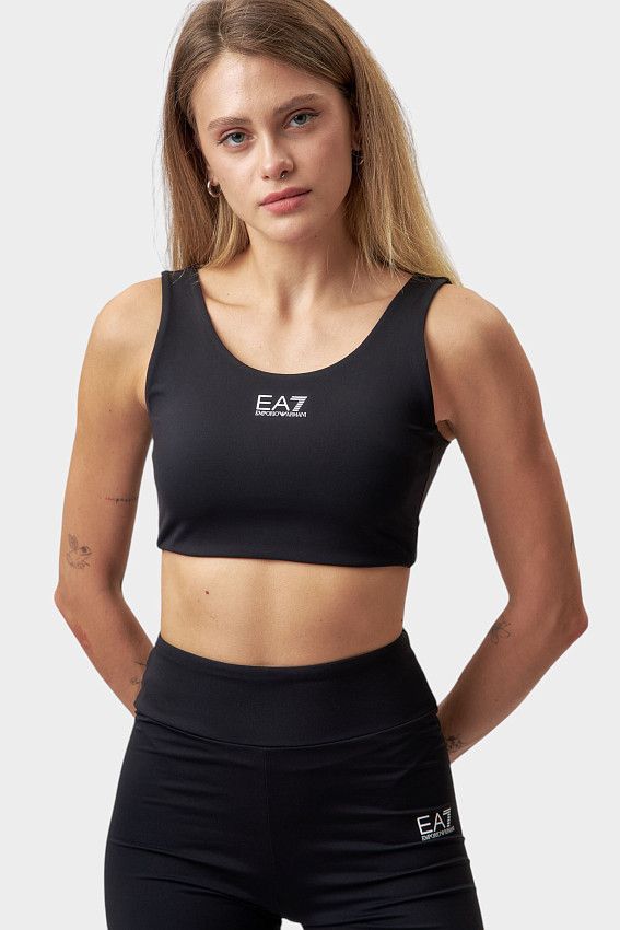 Топ спортивный EA7 Черный
