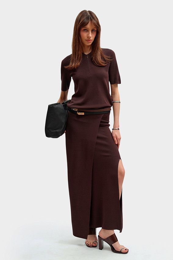 Юбка Trussardi Коричневый