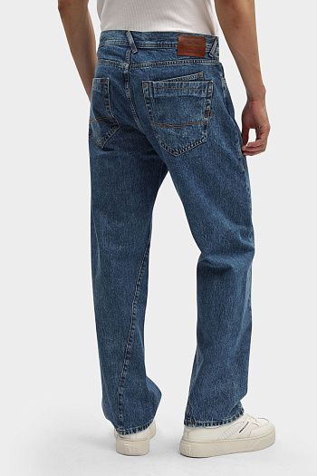 Джинсы прямые синие Pepe Jeans