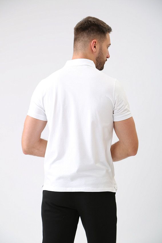 Поло Karl Lagerfeld Белый