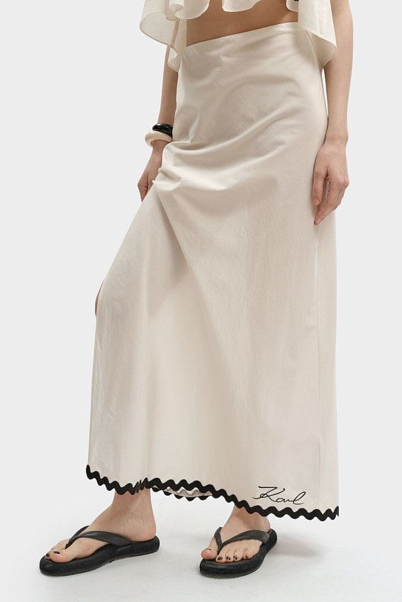 Юбка Karl Lagerfeld Бежевый