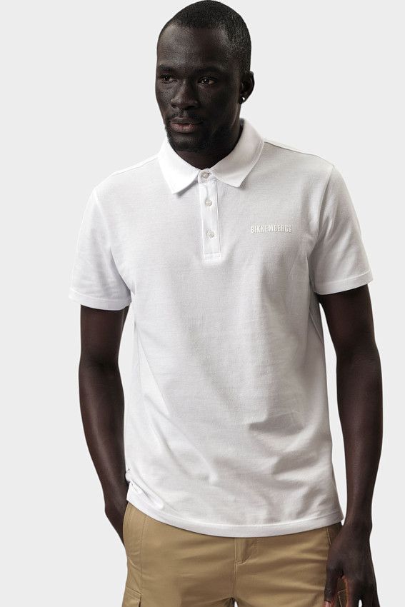 Поло Bikkembergs Белый
