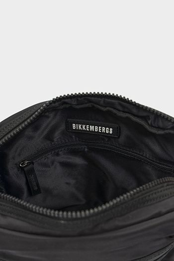 Сумка на пояс черная Bikkembergs