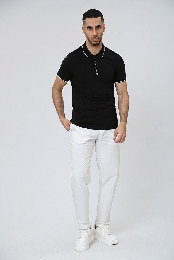 Поло Armani Exchange Черный