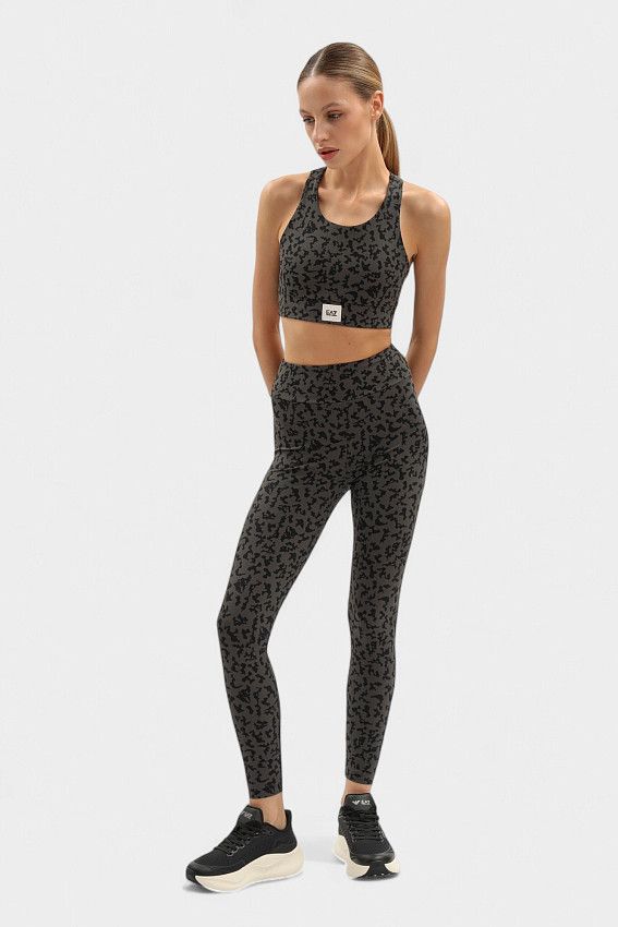 Топ спортивный EA7 Черный