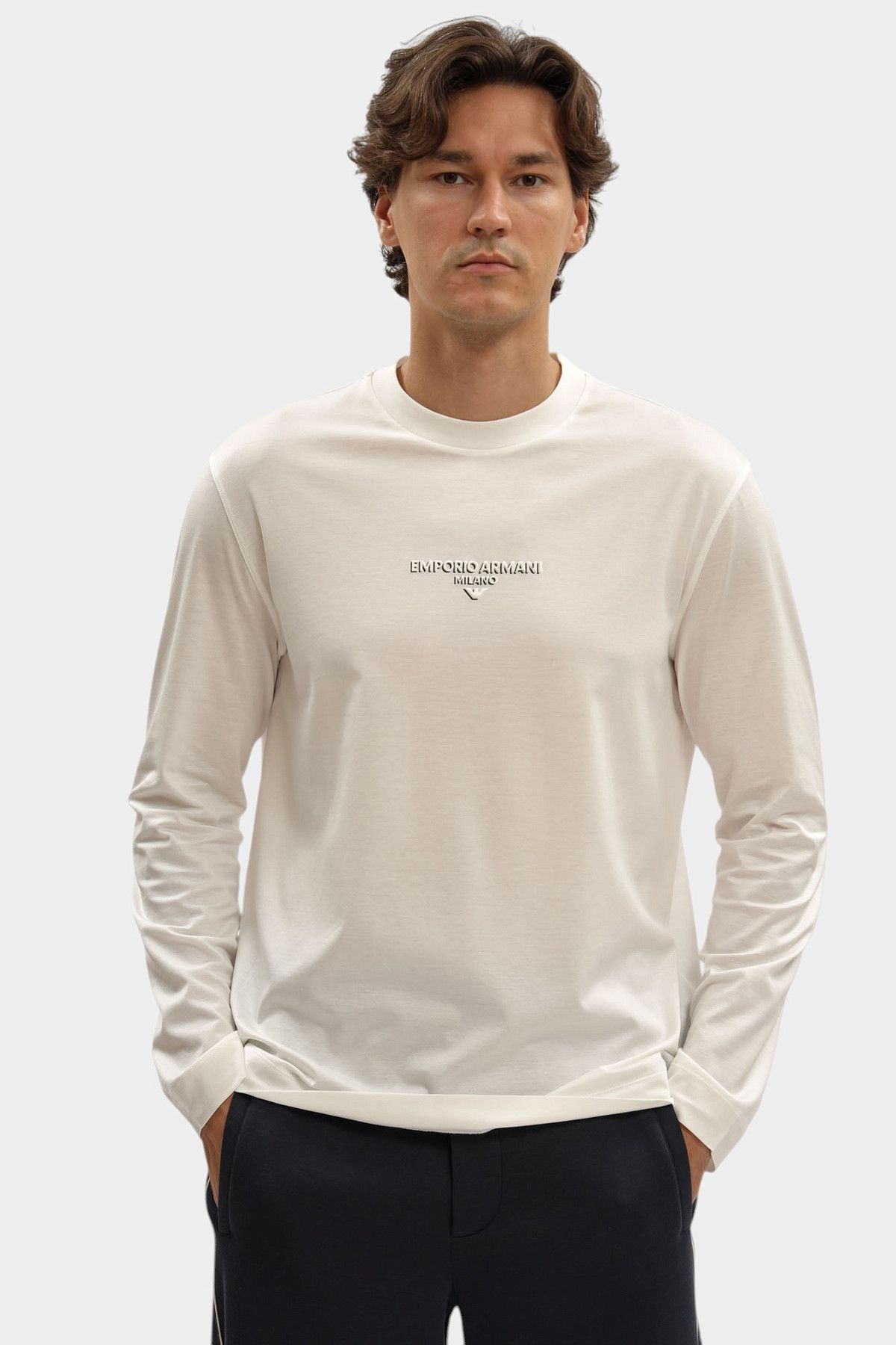 Лонгслив Emporio Armani Белый
