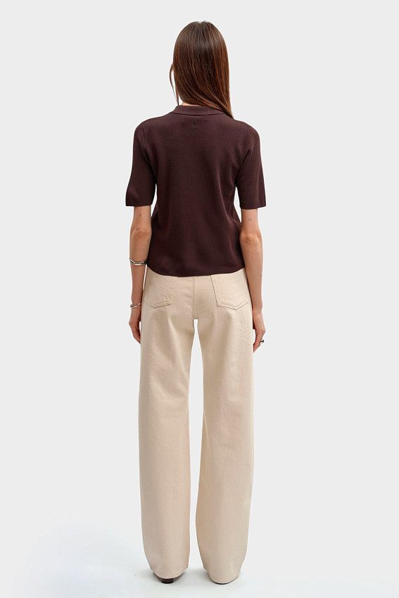 Поло Trussardi Коричневый