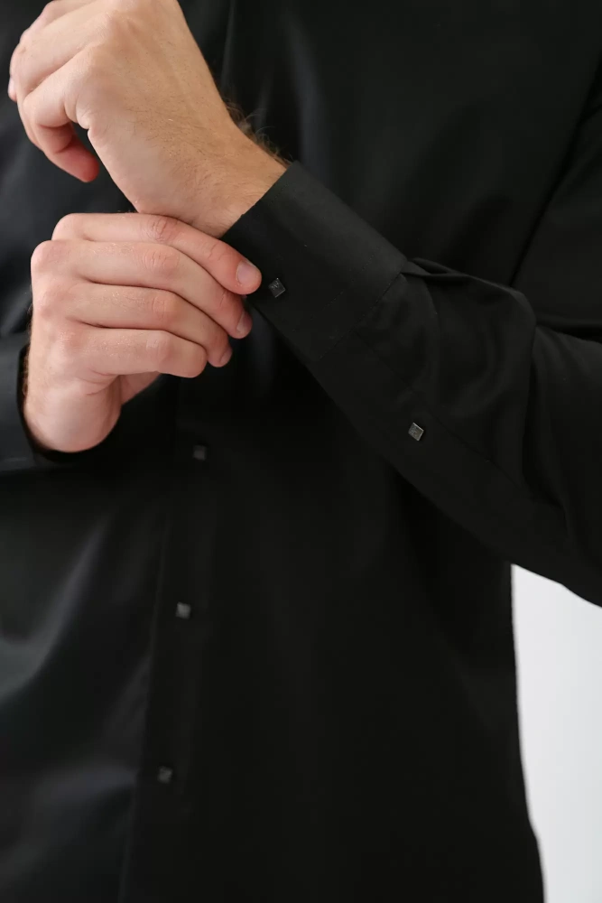 500699_605000 Сорочка д/р Karl Lagerfeld Черный