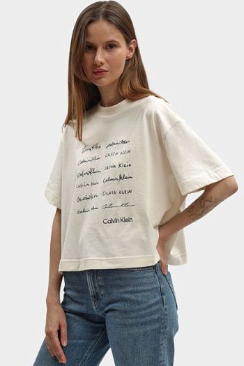 Футболка из хлопка Calvin Klein Jeans