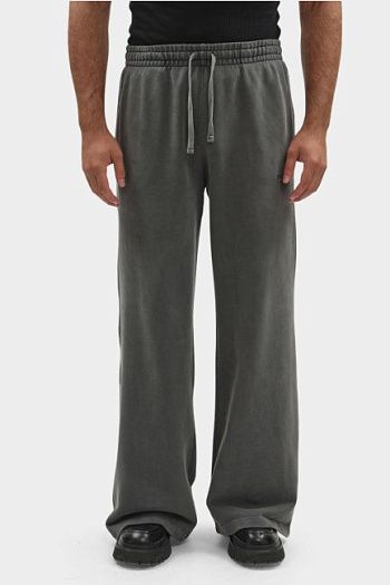 Брюки спортивные хлопковые серые Trussardi