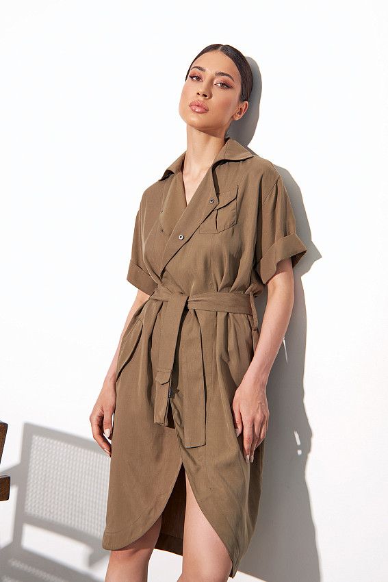 Платье The Hills Хаки