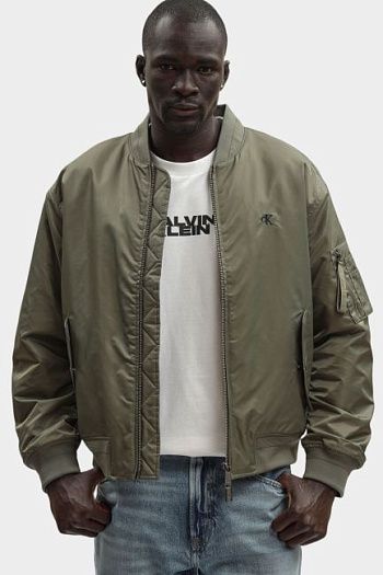 Бомбер оливковый Calvin Klein Jeans