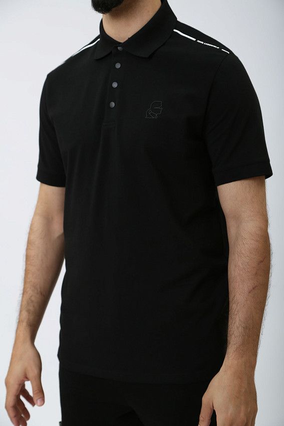 Поло Karl Lagerfeld Черный