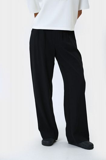 Брюки из вискозы черные  Calvin Klein Jeans
