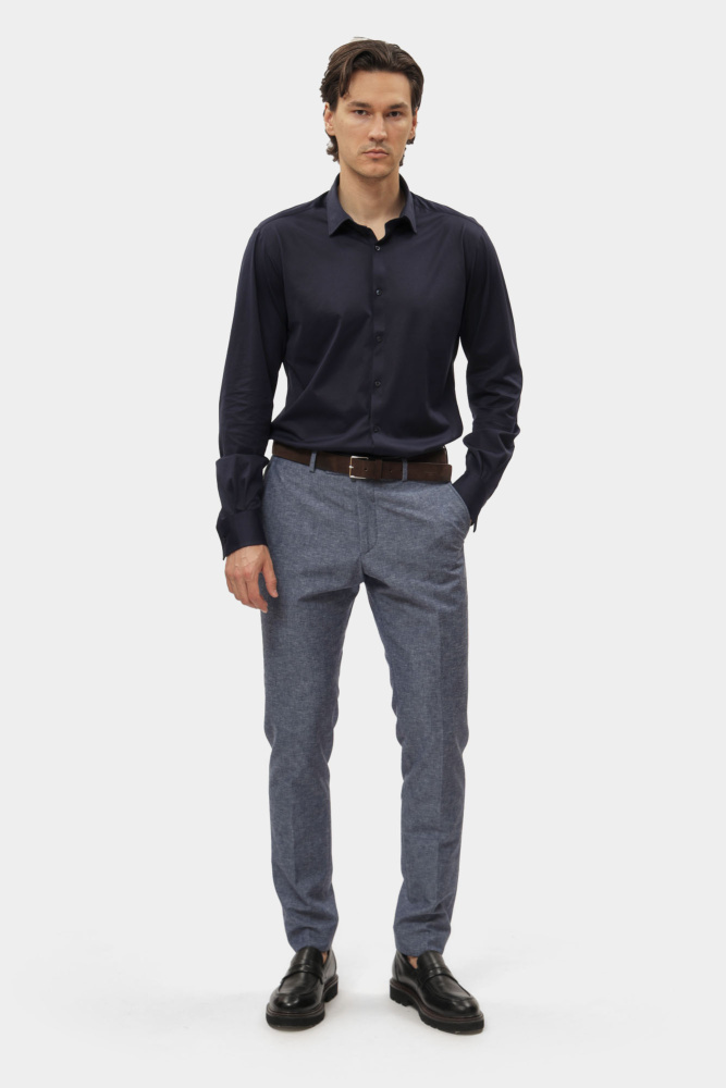 552639_605003 Сорочка д/р Karl Lagerfeld Синий