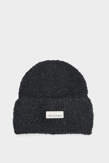 Шапка черная Trussardi