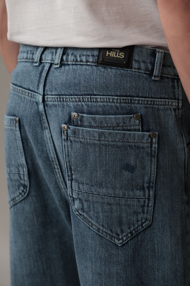 M-251-ТН-56-0061 Брюки джинсовые The Hills Синий