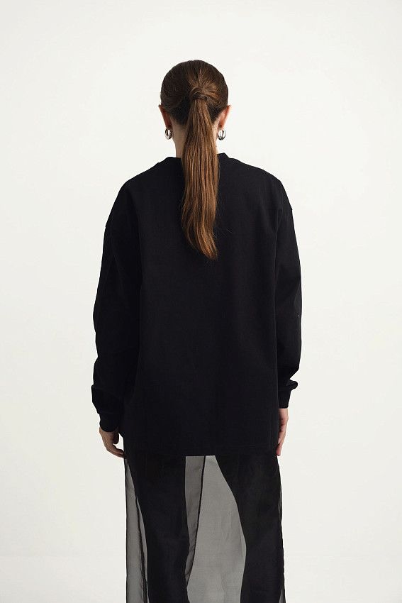 Лонгслив The Hills Черный