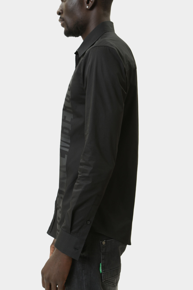 BMS0551 Сорочка Bikkembergs Черный