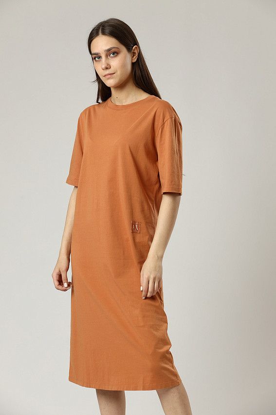Платье Armani Exchange Оранжевый