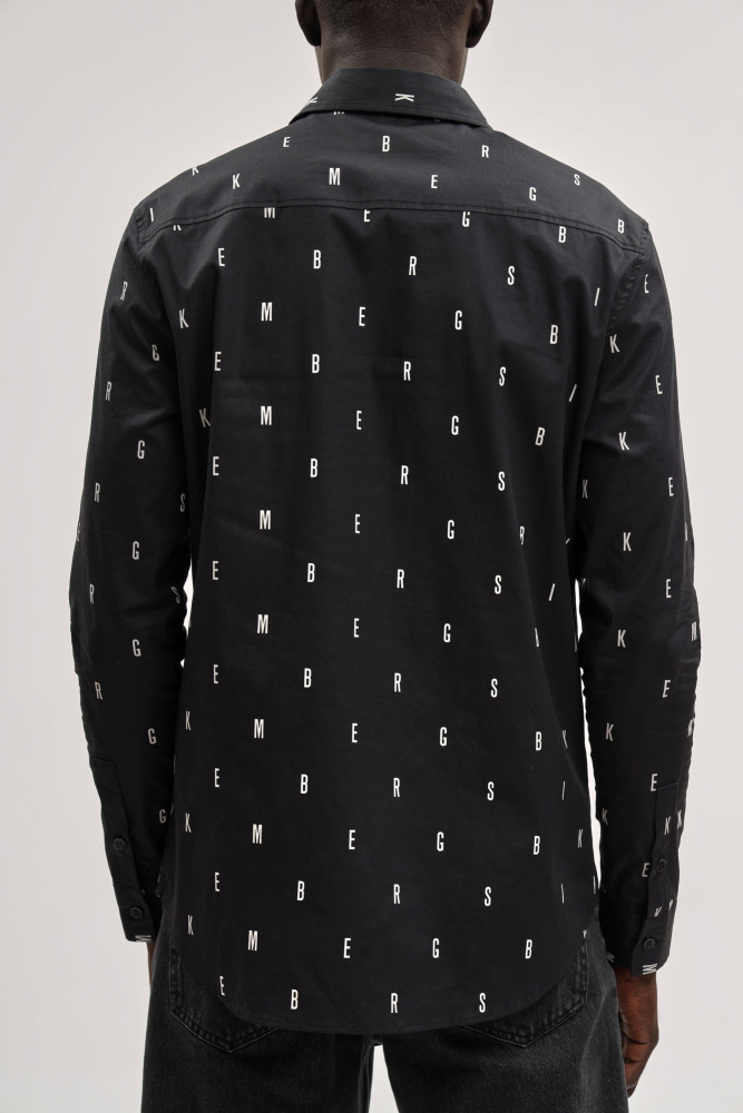 BMS1037C Рубашка Bikkembergs Черный