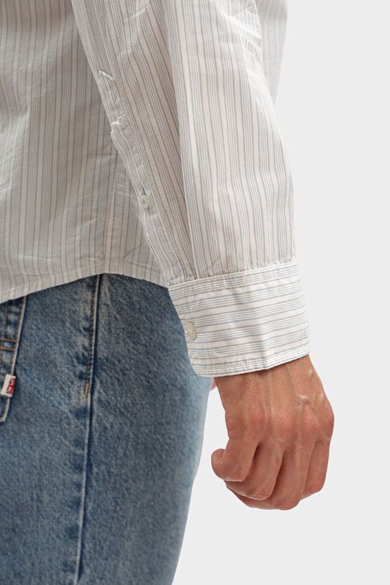 Рубашка с длинным рукавом Pepe Jeans Голубой