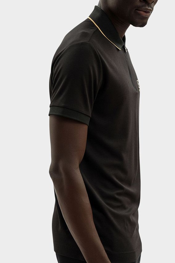 Поло EA7 Черный