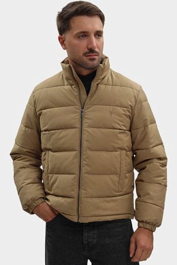 Пуховик бежевый Trussardi