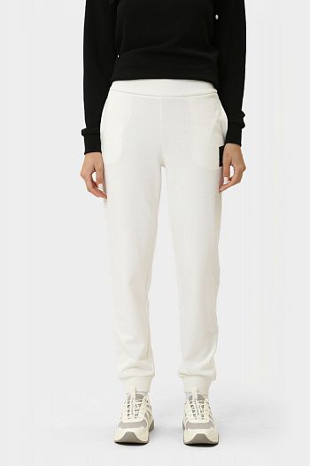 Брюки спортивные хлопковые белые Armani Exchange