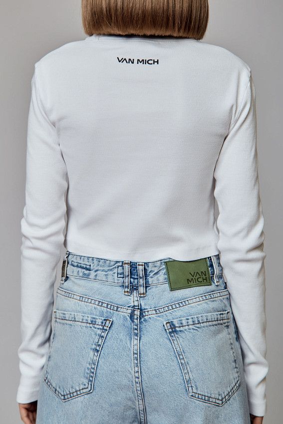 Кроп-топ Van Mich Белый