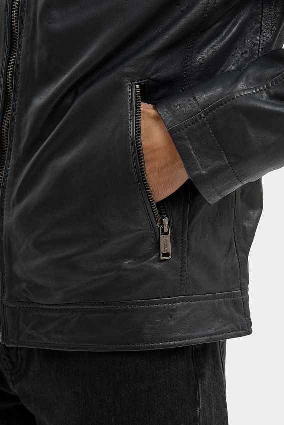 Куртка кожаная Mustang Синий