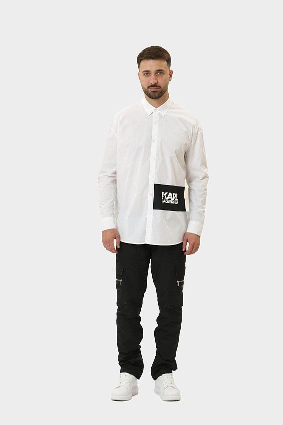 Рубашка с длинным рукавом Karl Lagerfeld Белый
