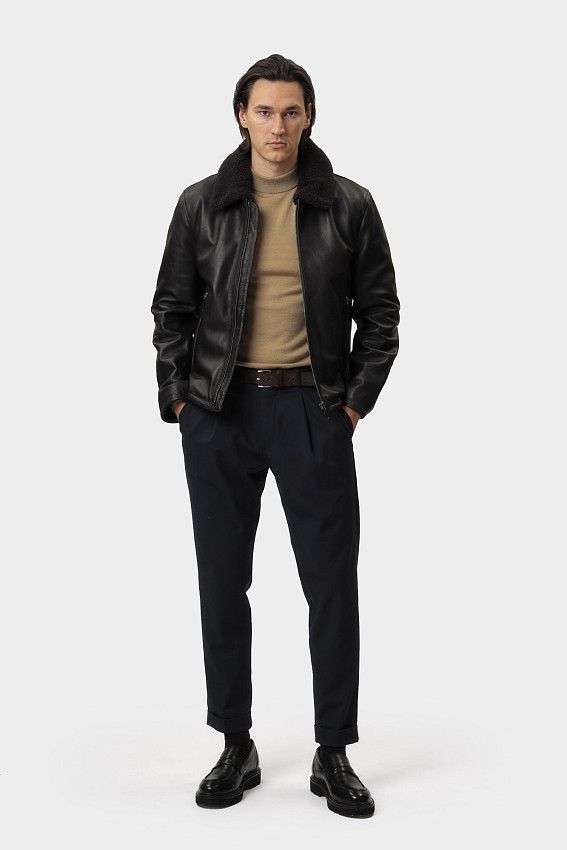 Куртка кожаная Strellson Коричневый