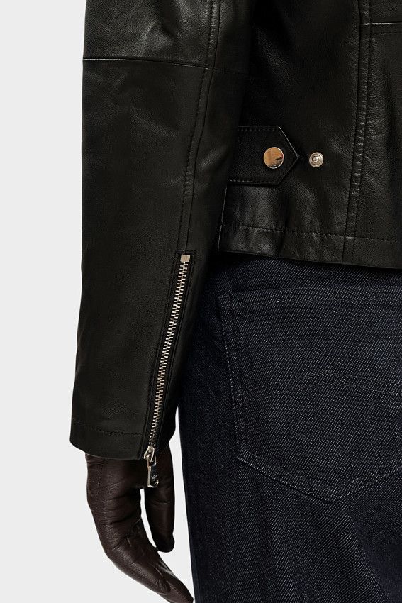 Куртка кожаная Emporio Armani