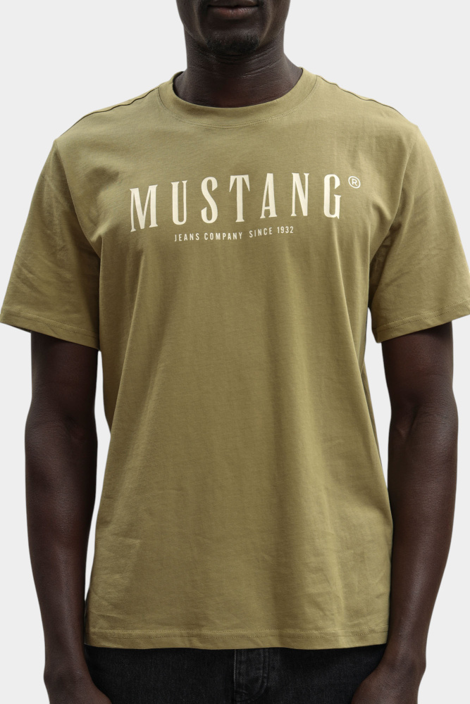 1017378 Футболка Mustang Зеленый