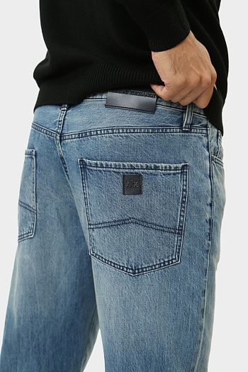 Джинсы прямые Armani Exchange - купить прямые джинсы Armani Exchange в интернет-магазине, цены в Москве и Краснодаре - Мёд