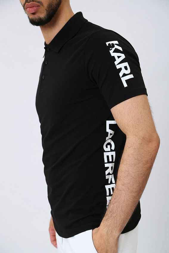 Поло Karl Lagerfeld Черный