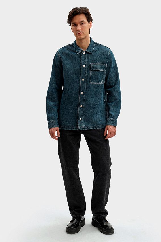 Рубашка джинсовая Pepe Jeans Синий